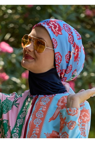 Mayovera Üçgen Eşarp - 14 Çok Renkli