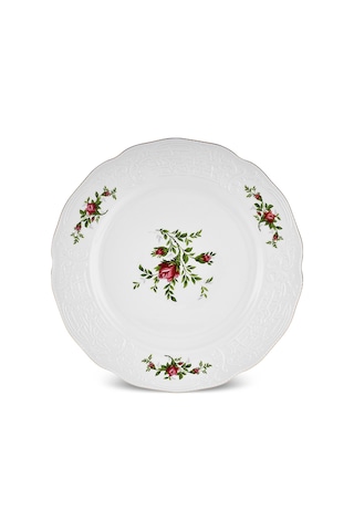Karaca Vintage Rose Servis Tabağı 26 Cm Çok Renkli