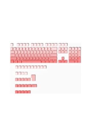 Mekanik Klavye Keycap Seti Pudra-beyaz Kademeli 136 Tuşlu Keycap