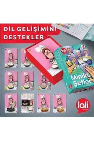 Lali Yayınları Minik Şefler Dil Gelişimini Destekleyici Kartlar