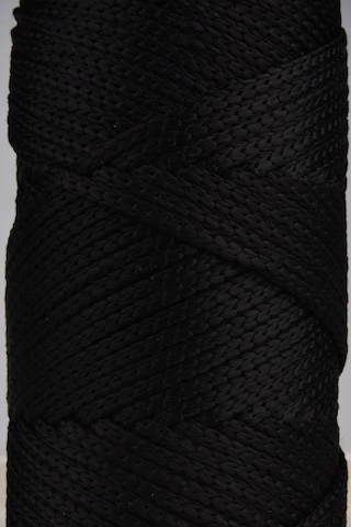 Sensy Premium Polyester Makrome Ipi 5 Mm Pp Cord 2'li Set Siyah, Jumbo Ip, Makrame, Supla, Çanta Ipi