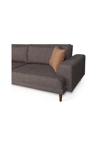 Nobis Yataklı Kanepe Keten Kahve