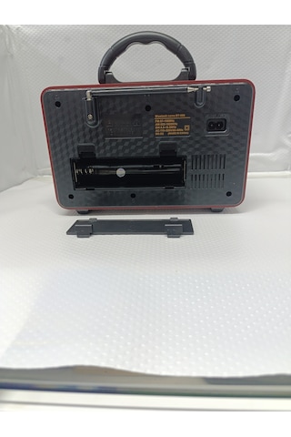 Kopya - M-111bt Şarjlı Nostaljik Radyo Bluetooth-kumanda Usb/sd/mp3 - Kahverengi- Tek Ebat