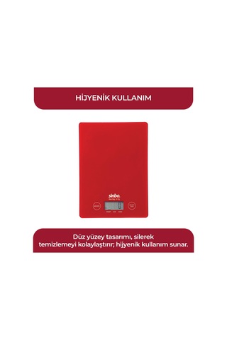 Sinbo Dijital Hassas Mutfak Tartısı Sku: Smgstk55e0769e71 12v