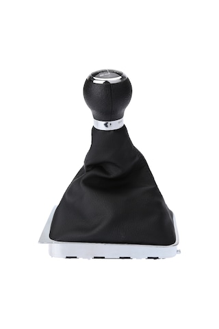 Teltree Vw Passat B6 İçin 5 Vites Manuel Vites Çubuğu Seti - Deri Kapak Ve Kasa Dahil, Kolay Kurulum, Tam Değiştirme Parça Siyah