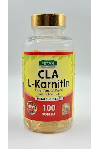 Vitapol CLA L- Karnitin Takviye Edici Gıda 100 Kapsül