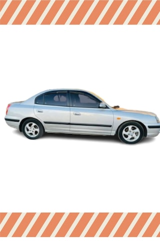 Hyundai Elantra 2002-2007 Modellerine Özel 4'lü Mügen Tip Cam Rüzgarlığı