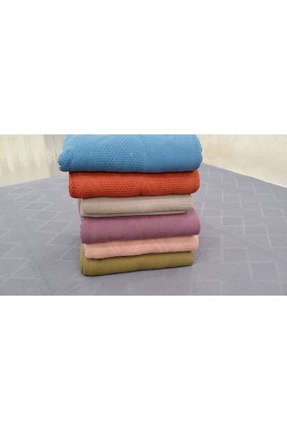 Toptan 10 Adet Şaheser %100 Pamuk Çift Kişilik Pike 240x220 Tek Çok Renkli