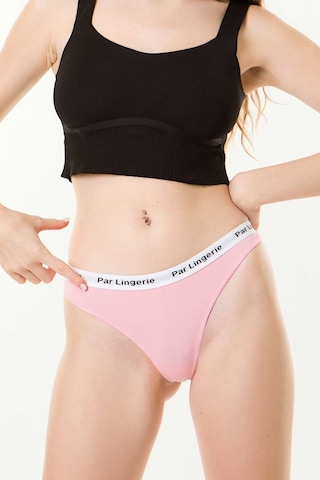 Parlingerie Kadın String Tanga Pembe