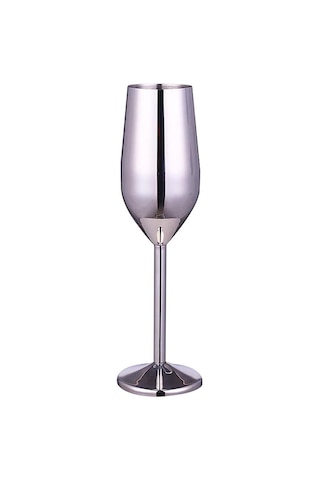Suntek Şarap Kadehleri Şampanya Kokteyl Bardakları Parti 220ml-gümüş 220ml Gümüş