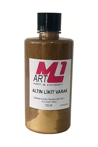 M1 Art Altın Likit Varak 120 ML M1 Art Altın Likit Varak 120 ML