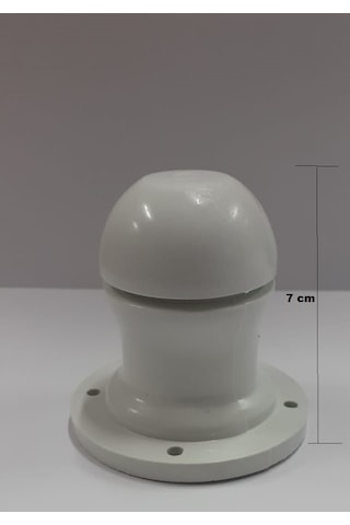 4 Adet Plastik Sabit Ayak Dolap Ayağı Beyaz 7cm Yükseklik Diğer