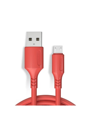 Xiyyadms Kırmızı 3a Hızlı Şarj Micro-usb Kablosu, Dayanıklı Malzeme Ve Güvenli Transmisyon İle Akıllı Telefonlar İçin 1m Uzunluk