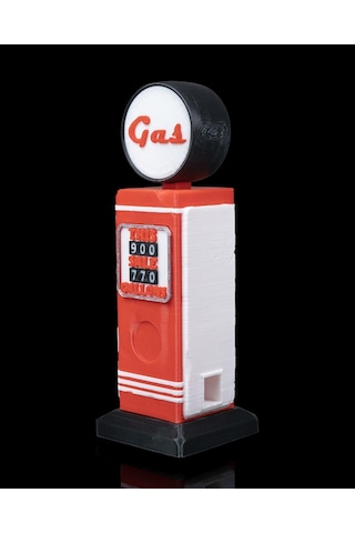 Pump It Up Kablo Tutucu Retro Benzin Pompası Tasarımı-175