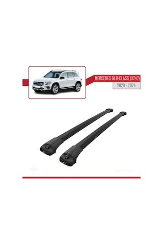 Mercedes Glb-class X247 2020 Ve Sonrası İle Uyumlu Ace-1 Ara Atkı Tavan Barı Siyah