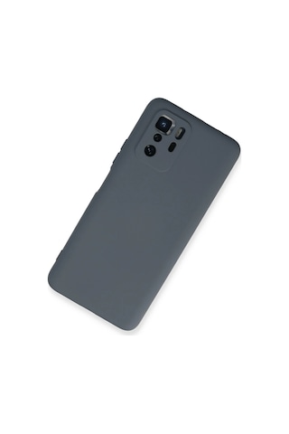 Gld-spt- Newface Xiaomi Poco X3 Gt Kılıf Nano İçi Kadife Silikon - Gri