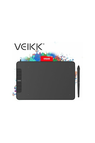 Veikk VK640 6 x 4" 6 Kısayol Tuşlu Grafik Tablet + Kalem