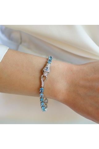 Sky Red Colleciton Serpent Creatif Gümüş Bileklik Gümüş