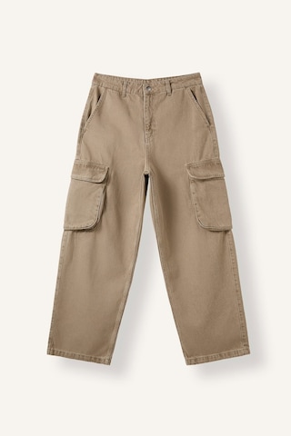 Defacto Super Baggy Fit Kargo Cepli Jean Pantolon I5716ax26aukh502 Haki-kh502