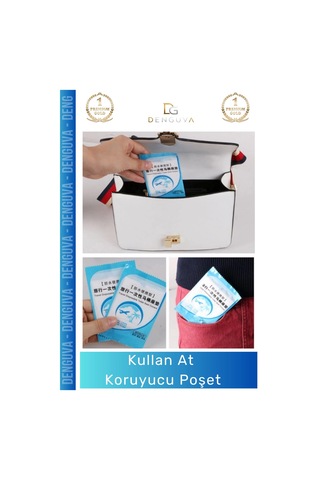 Klozetkapakpoşeti Hijyenik Tek Kullanımlık Pratik Sağlıklı Seyahat Tipi Klozet Kapağı Poşeti - 50 A Çok Renkli