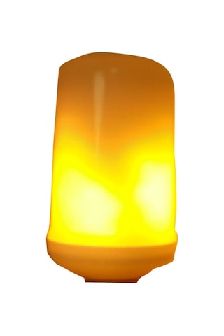Alev Led Ampul, E27 Duy'Lu Ateş Efektli Led Alevli Lamba