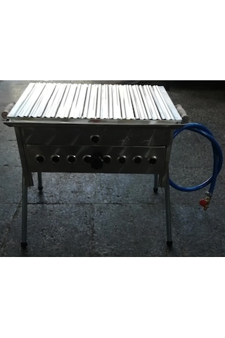 Birçelik Tüplü CE Belgeli Mangal Gümüş