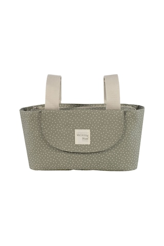Walking Mum Poppy Bebek Arabası Puantiyeli Organizer Çanta Moss Yeşil