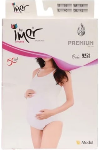 İmer Hamile Çıt Çıt Body 9253 Cream