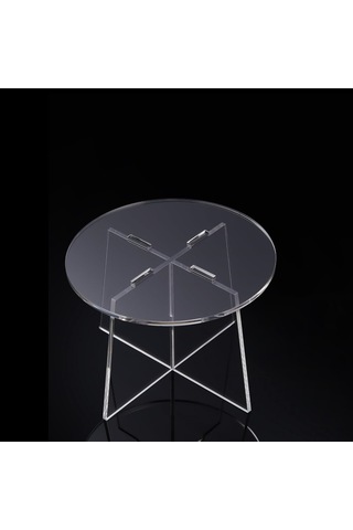 Suofeng Modern Akrilik Bitki Suniği - Ev Ofis Dekorasyonu İçin Çiftlü Transparan Masaüstü Serinleyici, Taşınabilir Mutfak Ofis Görünüm Aracı