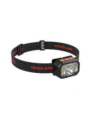 Jian Fan Led İndeksiyon Kardışmekan Kafaya Monteşarj Edilebiler Hafif Far Koçanı Güçlü Işık Gece Balıkçılılık Lamı Siyah