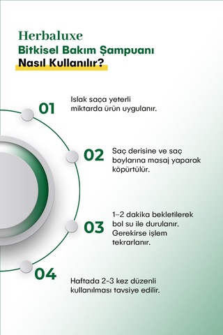Herbaluxe Bitkisel Bakım Şampuanı 250 Ml