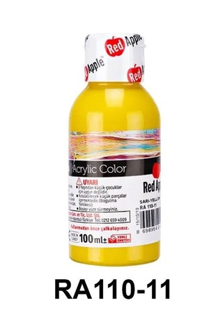 Red Apple Akrilik Boya Seti - 100ml Şişe 21 Renk Seçeneği Diğer