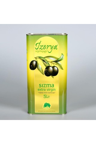 Naturel Sızma Zeytinyağı Teneke Ambalaj 5 L