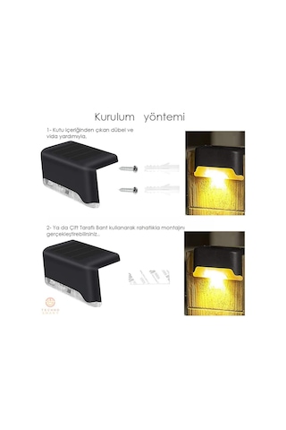 Technojet Solar Güneş Enerjili Şarj Edilen Köşebent Merdiven Vera (546888254)