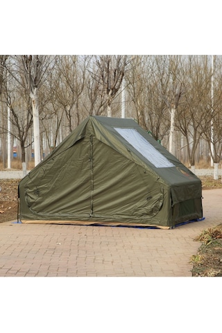 6 Metrekare Otomatik Şişme Çadır 4 Mevsim 300 200 210cm Haki