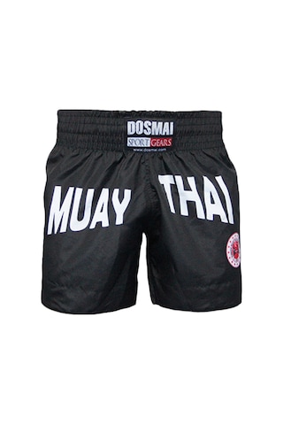 Dosmai Dijital Baskılı Muay Thai Müsabaka Şort Siyah Mts251