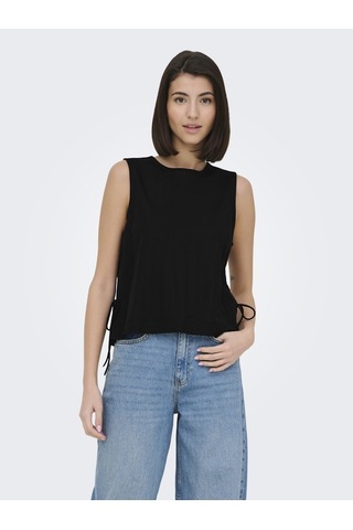 Only Jdy Bayan Yandan Bağlamalı Kolsuz Bluz 15374333 Siyah