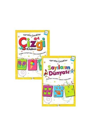 Yaratıcı Çocuklar Sayıların Dünyası Ve Çizgi Kitabım 2li Set