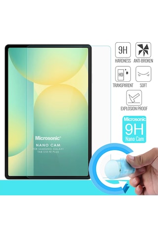 Microsonic Samsung Galaxy Uyumlu Tab S10 Fe Plus Nano Glass Cam Ekran Koruyucu