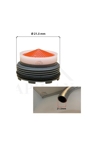 Artema Gizli Perlatör Aparatı Batarya Musluk Ağız Filtresi 21.5mm Artema Slot Perlatör 21.5 Mm