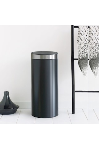 Brabantia Çöp Kutusu 30 Litre Touch Bın New Krom Çerçeveli Mat Si Krom