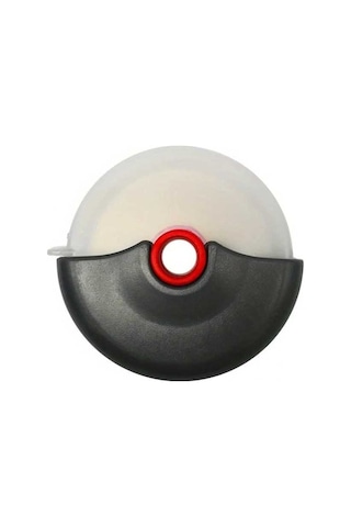 Trendooze Yuvarlak Kırmızı Paslanmaz Çelik Pasta Bıçağı Kapaklı Kek Ekmek Bölücü Gaojunshop01 Kırmızı