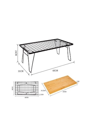 Novahub Aotu Yt1001 Masaüstü Bambu Kurulu, Çok Fonksiyonlu Açık Mekan Çok Renkli