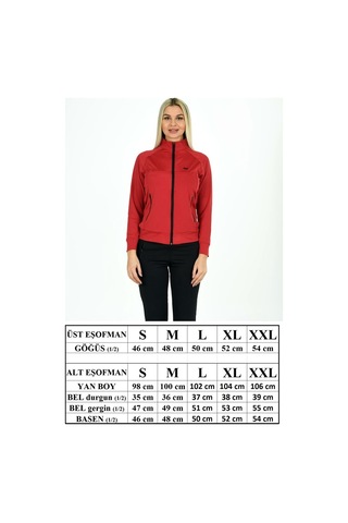 Fantasy Kadın Yarım Balıkçı Yaka Scuba Eşofman Takım Edy201803