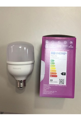 2 Adet Philips Trueforce Core Ampul 20w 2050 Lümen E27 6500k Beyaz 1