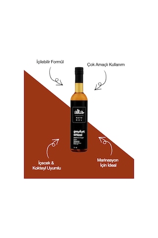 Alta Naturel Doğal Fermente Greyfurt Sirkesi 500 ML