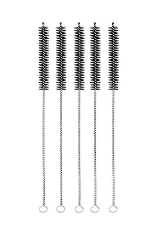 5 Adet Siyah 8 Mm Pipo Pipet Boru Kamış Temizlik Temizleme Fırçası Rd52