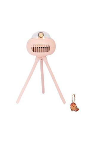 Cacaobebek Arabaları Için Usb Mini Şarj Edilebilir Fan C Tipi El Fanlı Kullanışlı Bladeless Turbo Fan 1200mah 6099 Pembe