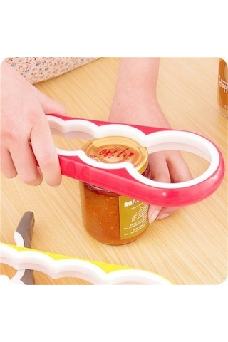 Kavanoz Kapağı Açma Sıkma Aparatı 4 Boy Çok Renkli