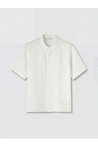 Lc Waikiki Ekru Regular Fit Erkek Dokulu Gömlek